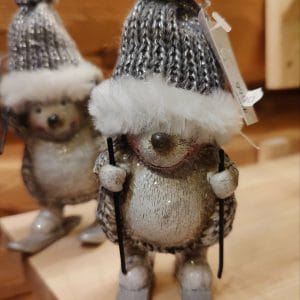 Pinnsvin på ski på