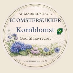 Blomstersukker – smakssukker med spiselige blomster fra Ål