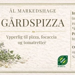 Pizzakrydder fra fjellgården i Ål