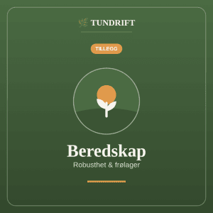 Tillegg: Beredskap