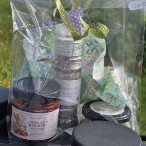 Gavepakke med lokalmat fra Ål Markedshage